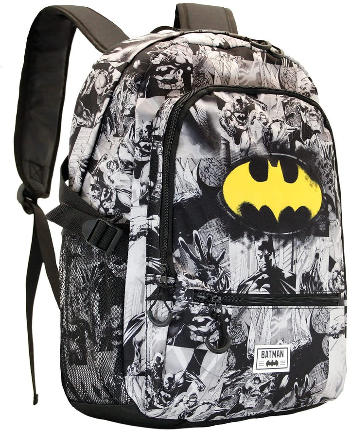 Batman B/N-Fan HS Fight Backpack, Grey