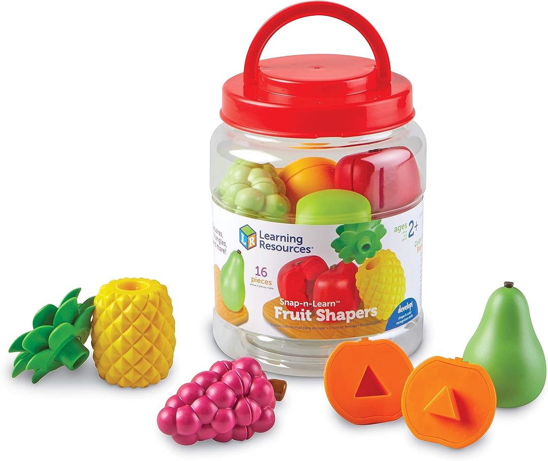 Learning Resources LER6715 SNAP-N-Learn Fruit Shapers