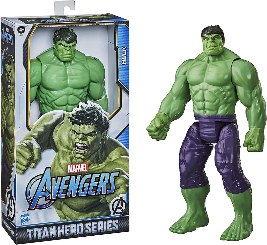 Marvel Avengers Titan Hero Series Blast Gear Deluxe Hulk Action Figure, 30-cm Toy, Inspired byMarvel Comics, For Children Aged 4 and Up