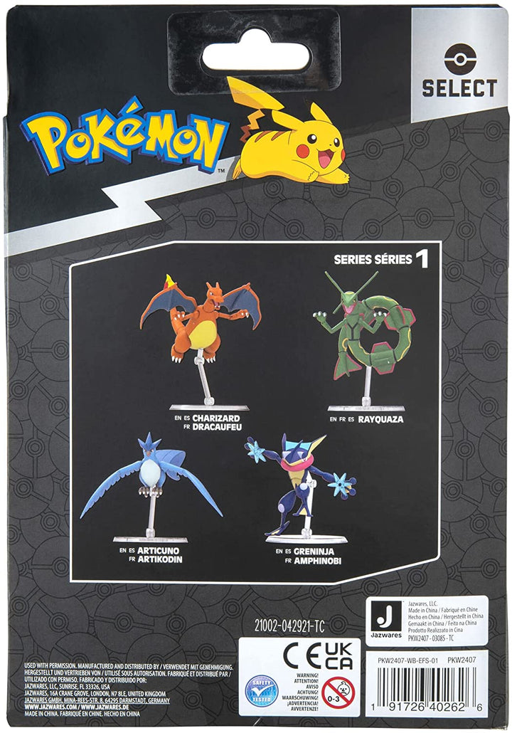 Pokemon Select 6 Inch Articulated Figure-Charizard, Multi-Colour