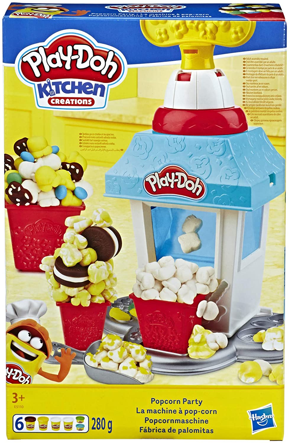 Play-Doh Kitchen Creations Popcorn Party Play Food Set