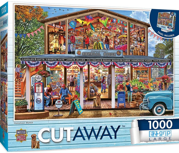 MasterPieces 1000-teiliges Puzzle für Erwachsene, Familien oder Kinder – Hometown Mark