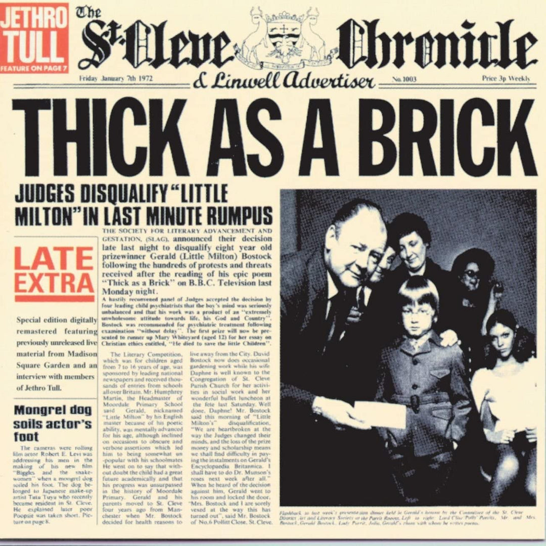Jethro Tull  - Thick As a Brick [Audio CD]