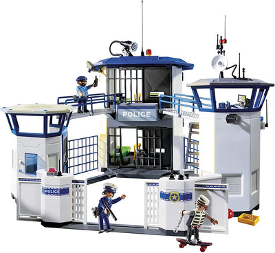 Playmobil City Action 6919 Police Station with Prison and fingerprint capture, for Children Ages 4