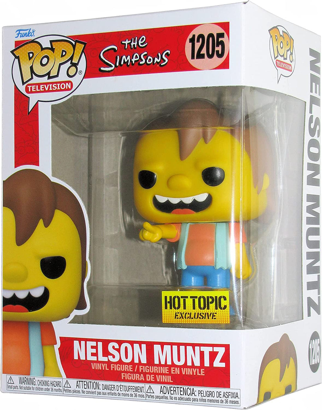 POP Animation: The Simpsons - Nelson Muntz Exclusive Funko 60302 Pop! Vinyl #1205