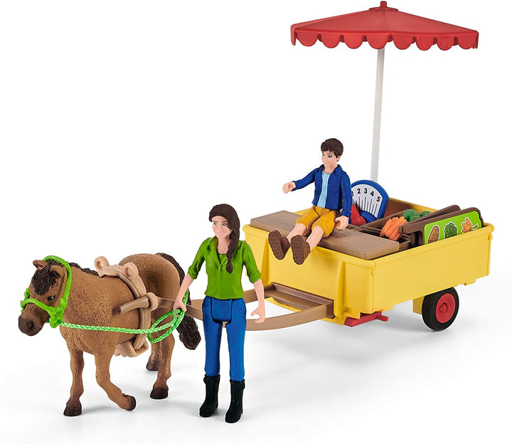 Schleich 42528 Farm World Sunny Day Mobile Farm Stand