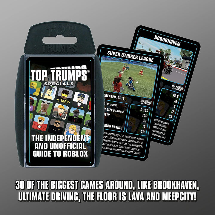 The Independent and Unofficial Guide to Roblox Top Trumps Special Card Games