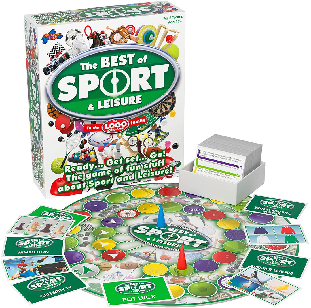 Drumond Park LOGO Best of Sport and Leisure Board Game, Board Game for Sports Fa