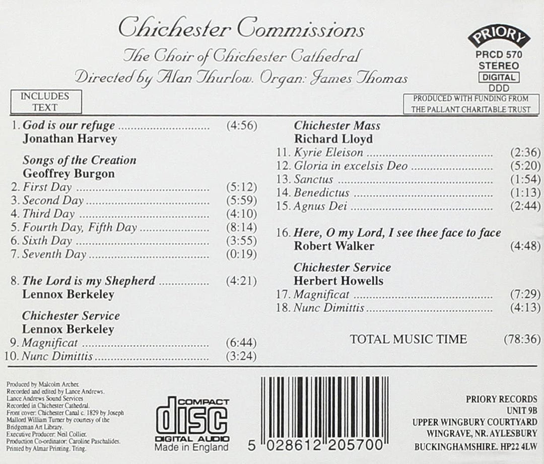 Chichester Commissions [Audio CD]