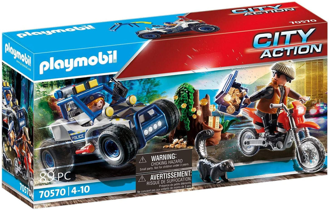 Playmobil 70570 City Action Police Off-Road Car with Jewel Thief for Children Ages 4 -10