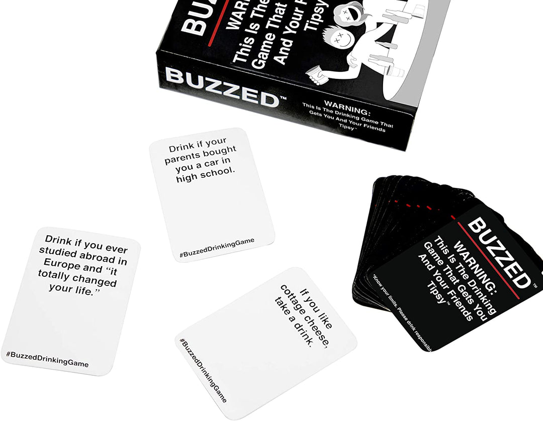 Buzzed - The Hilarious Party Game That Will Get You & Your Friends Hydrated!