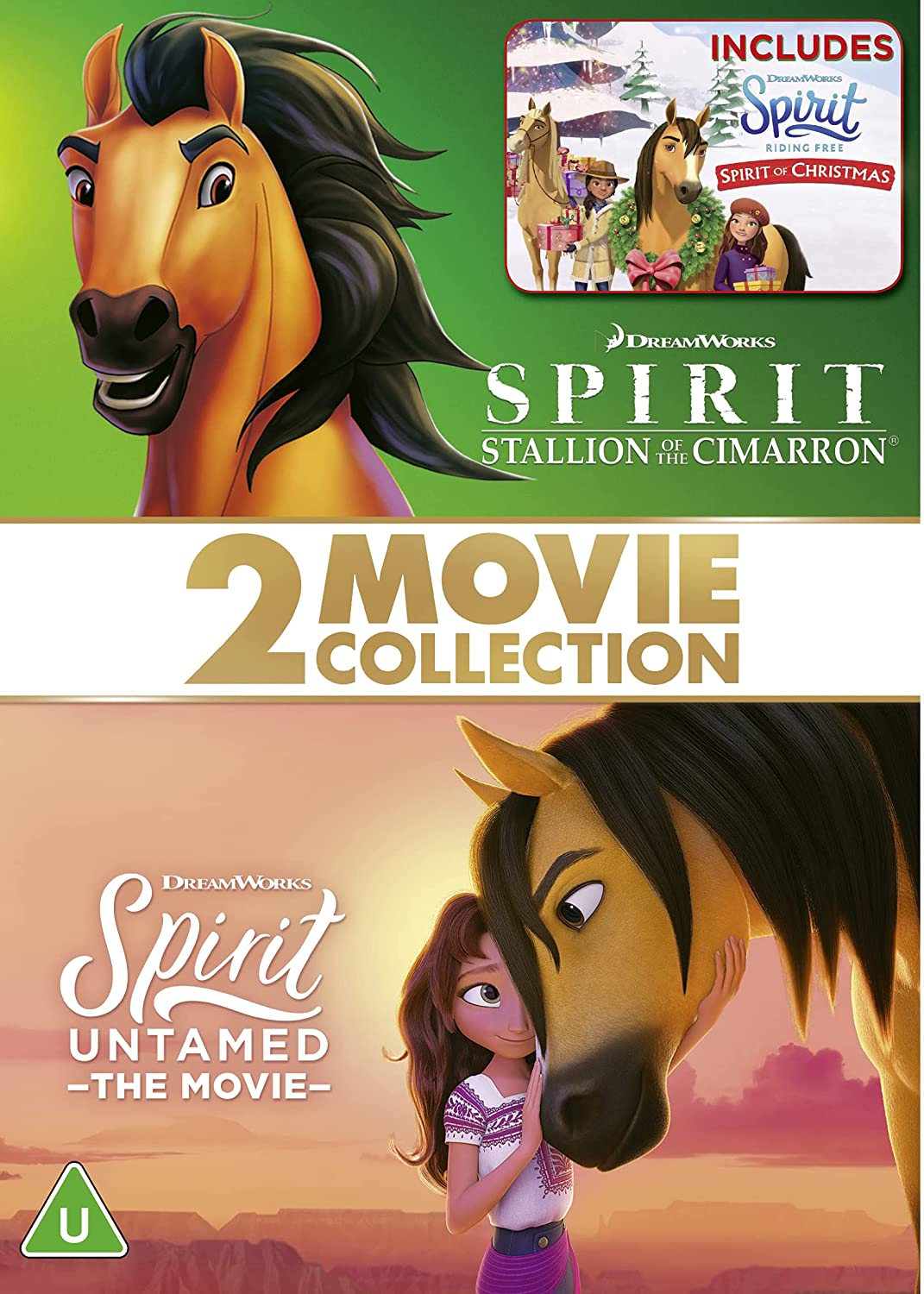 Spirit 2-Movie Collection [2021] - Family/Adventure [DVD]