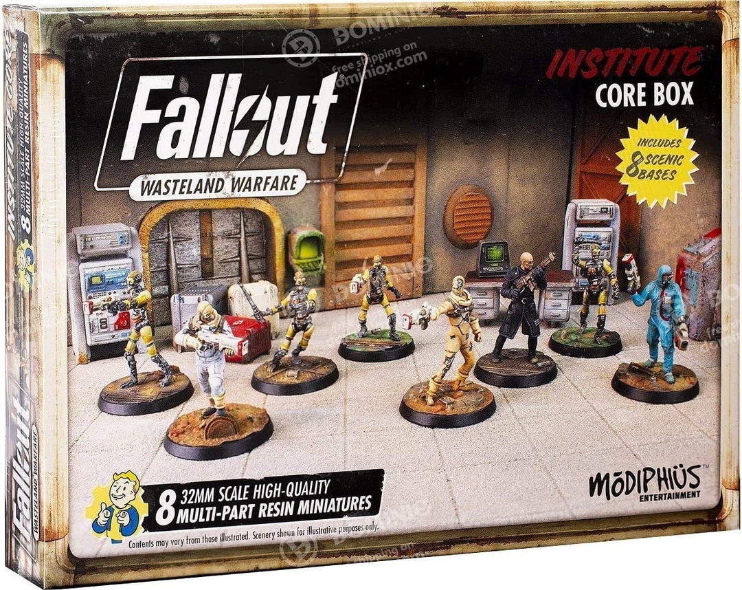 Modiphius Entertainment Fallout Wasteland Warfare Institute Core Miniatures Box
