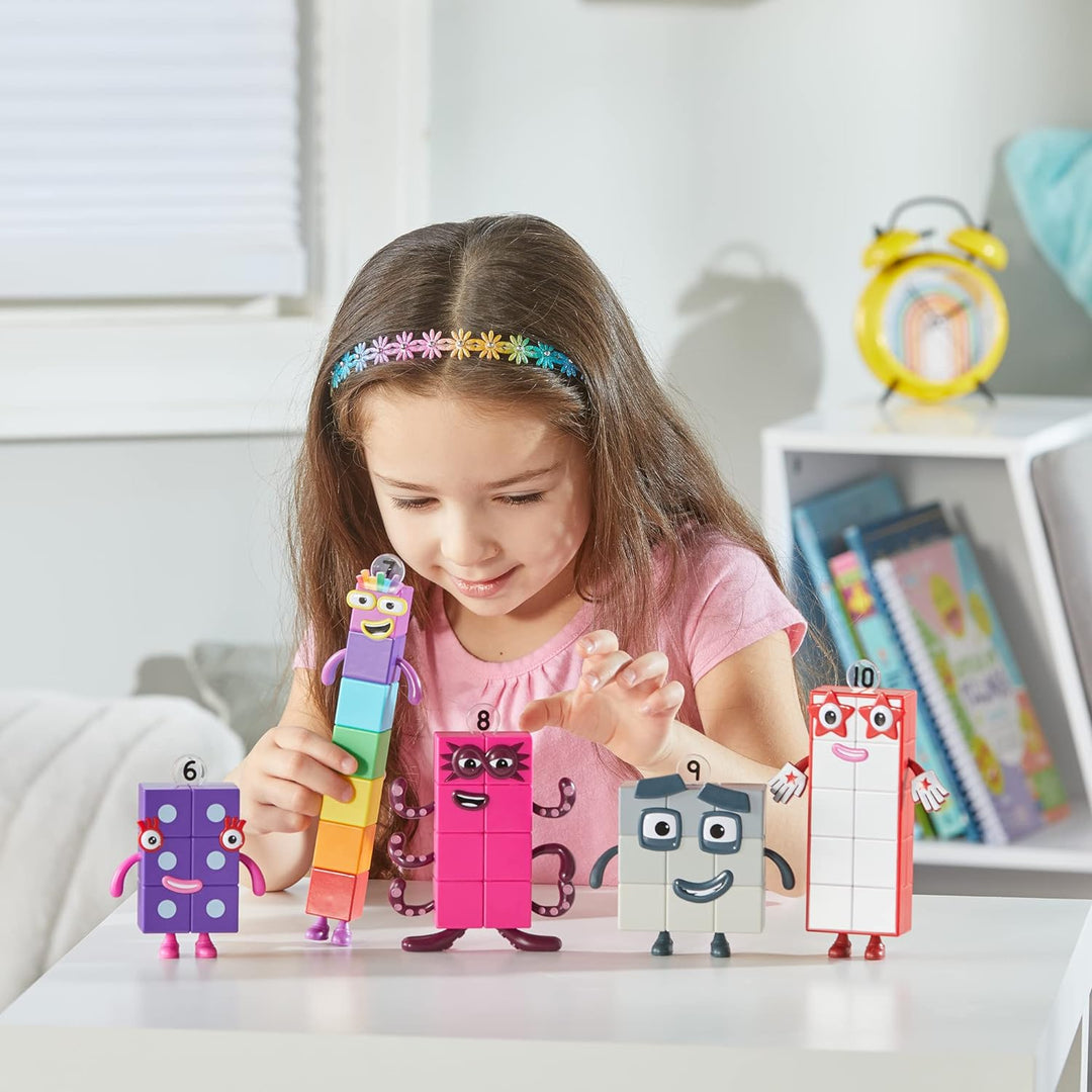 Learning Resources Numberblocks Friends Six to Ten, Play Figures, Official Colle
