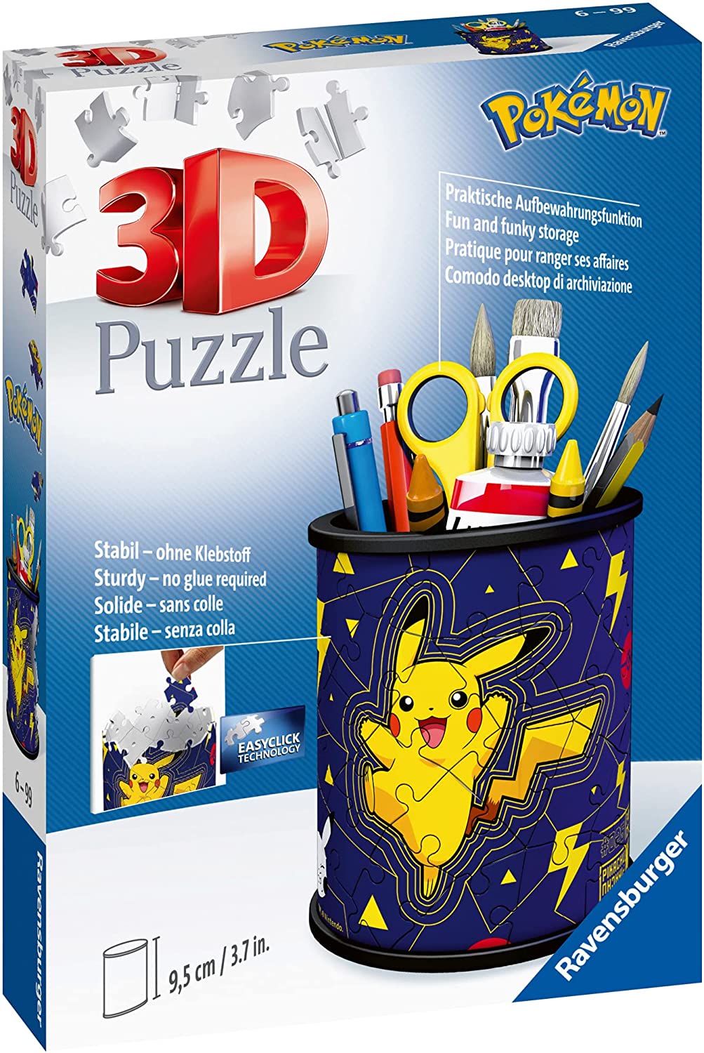 Ravensburger Pokémon Pencil Holder: 54 Piece 3D Jigsaw Puzzle