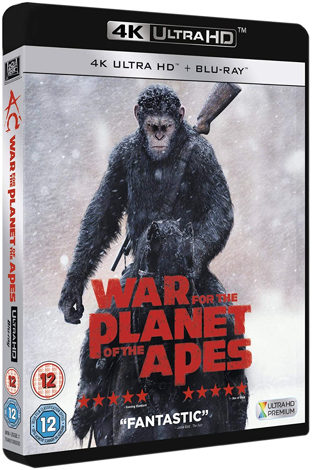 War For The Planet Of The Apes 4K UHD [Blu-ray] [2017]
