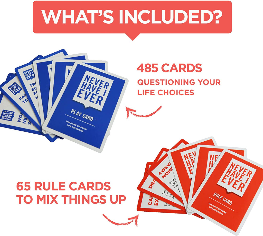 Never Have I Ever Party Card Game, NSFW Edition, Ages 17 and Above
