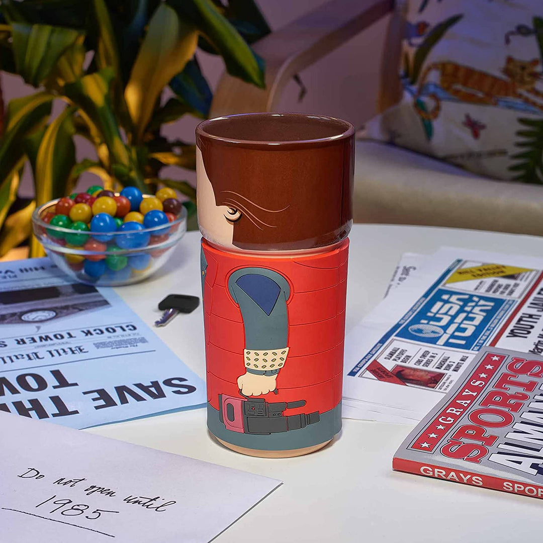 CosCups by Numskull Back To The Future Marty McFly Ceramic Mug with Rubber Sleev