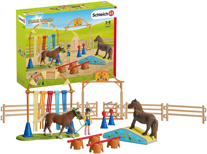 Schleich 42481 Farm World Pony Agility Training