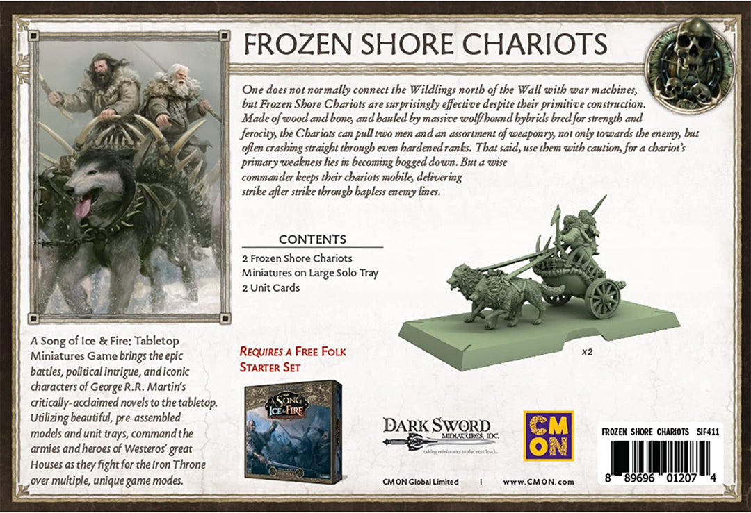 A Song of Ice and Fire Tabletop Miniatures Frozen Shore Chariots Unit Box
