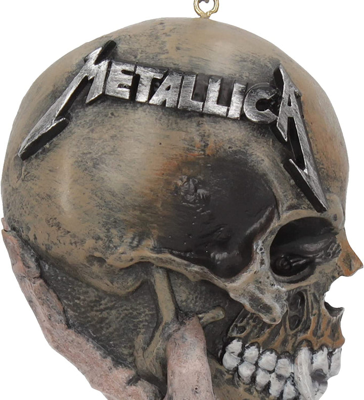 Nemesis Now Officially Licensed Metallica Sad But True Festive Hanging Decorative Ornament, Natural, 10.8cm