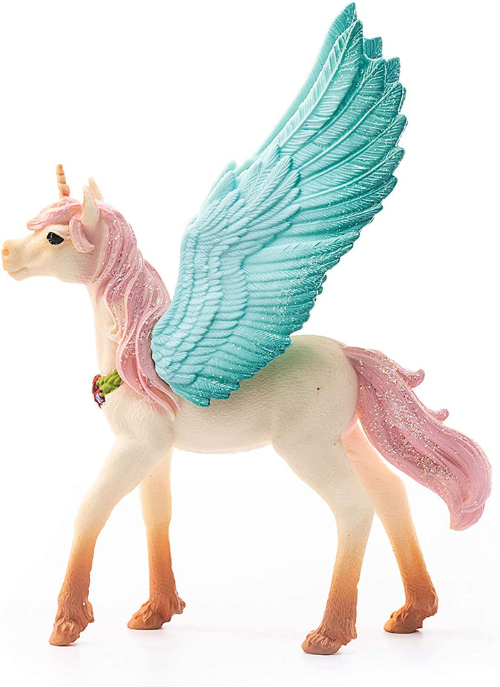 Schleich Bayala 70575 Decorated Unicorn Pegasus, Foal