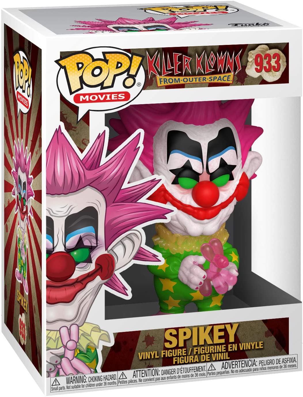 Killer Klowns From Outer Space Spike Funko 44147 Pop! VInyl #933