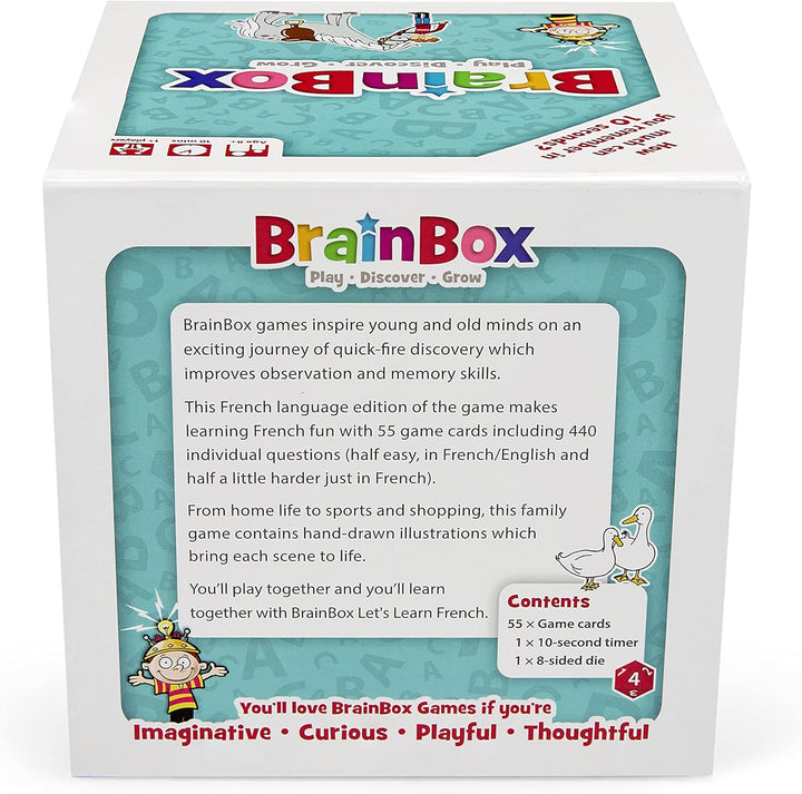 BrainBox Let's Learn French (2022) | Card Game