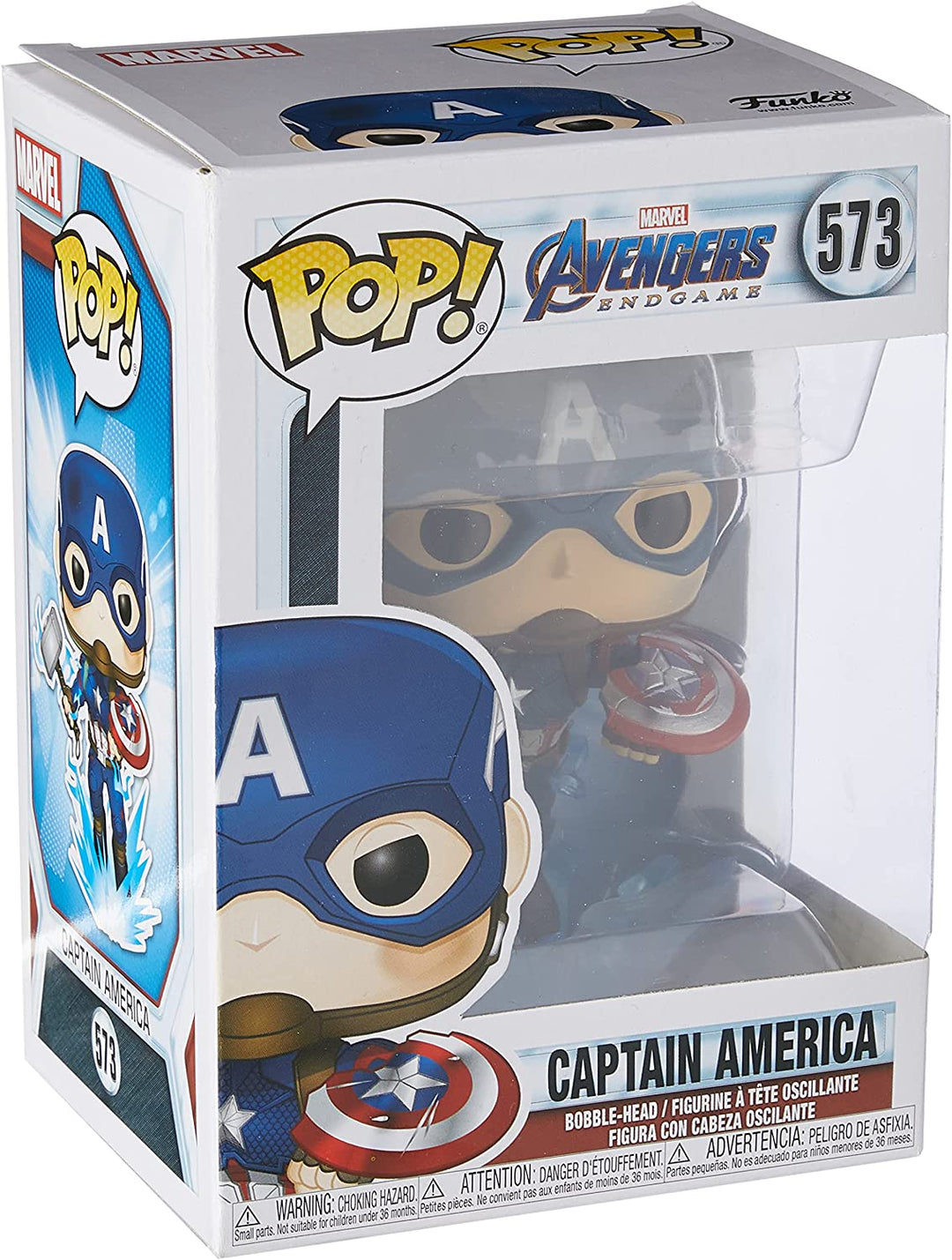 Marvel Avengers Endgame Captain America Funko 45137 Pop! Vinyl #573