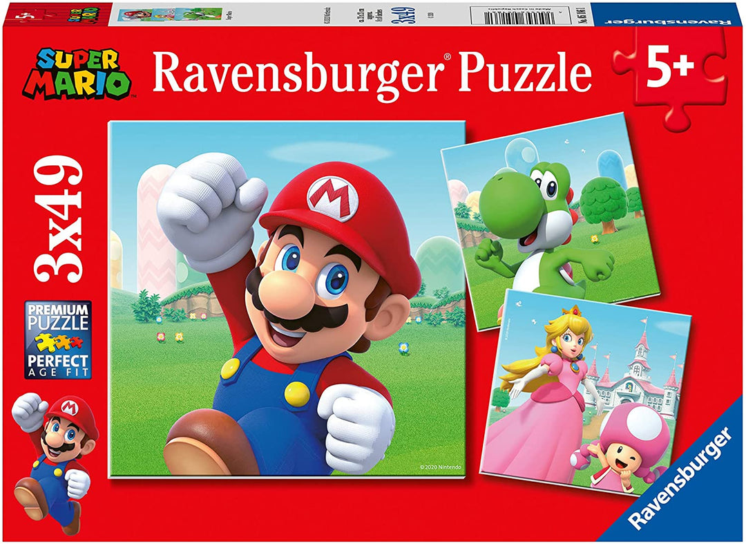 Ravensburger 05186 Super Mario 2 3x49pc