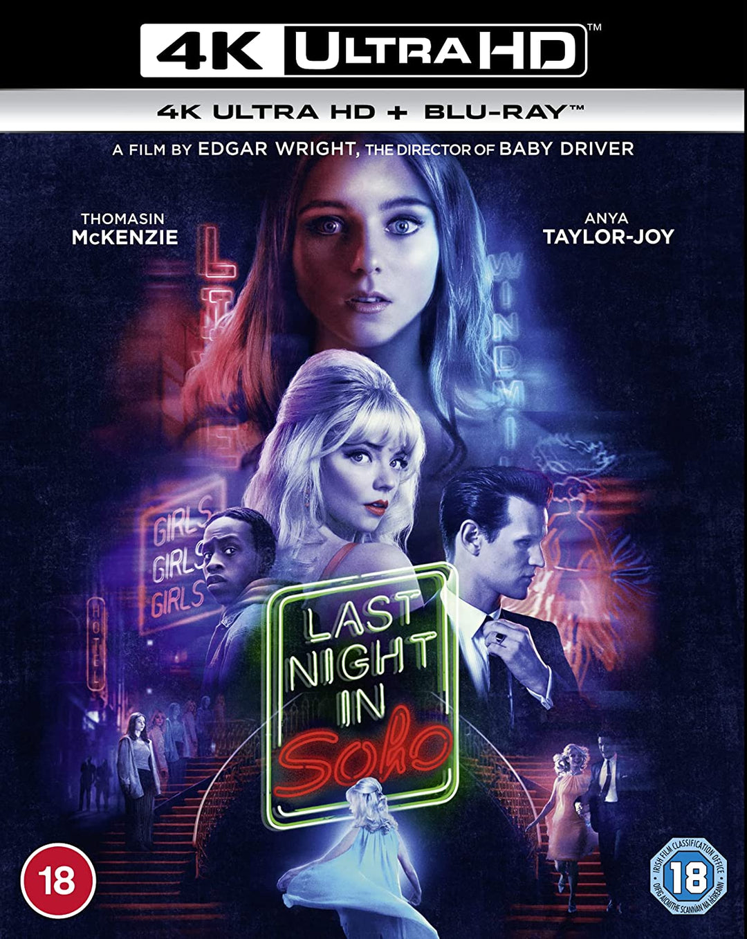 Last Night In Soho [4K UHD] [2021] [Region Free] -Horror/Drama [Blu-ray]