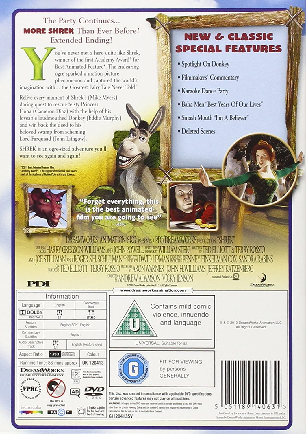 Shrek ed [DVD]