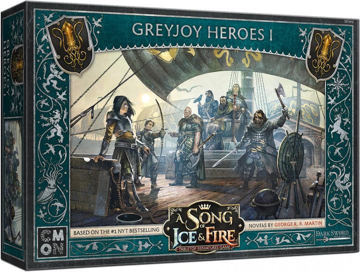 Das Lied von Eis und Feuer: Tabletop-Miniaturenspiel – Greyjoy Heroes #1 Strategy Mi