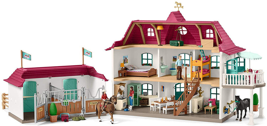 Schleich Horse Club 42416 Large Horse Stable With House and Stable