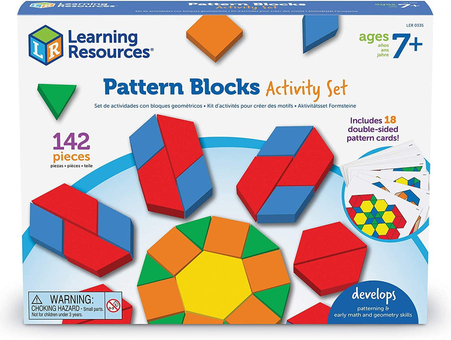 Learning Resources Pattern Block Activity Set - Yachew