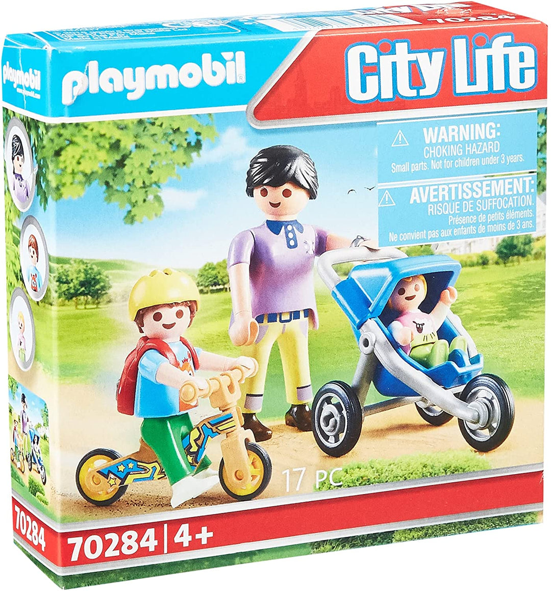 Playmobil Figures 70284 Mum with Children from 4 Years