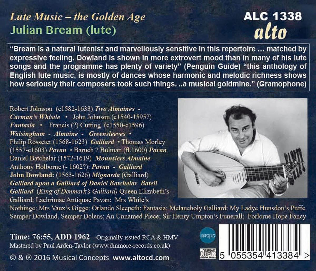 Julian Bream - The Golden Age of English Lute Music [Audio CD]