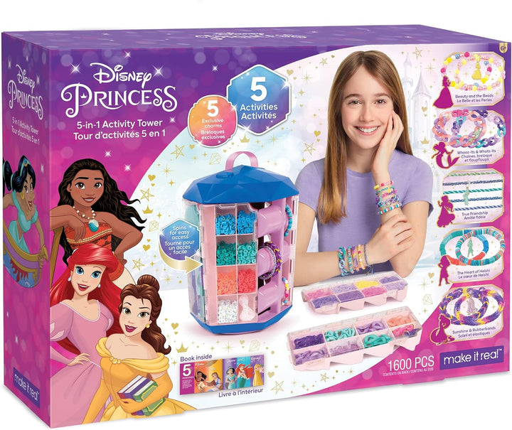Make It Real Disney 5 in 1 Activity Tower - Wide Box