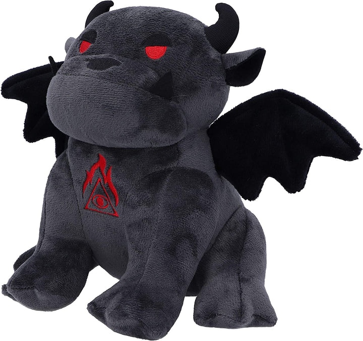 Nemesis Now Fluffy Fiends Gargoyle Cuddly Plush Toy 20cm, Black