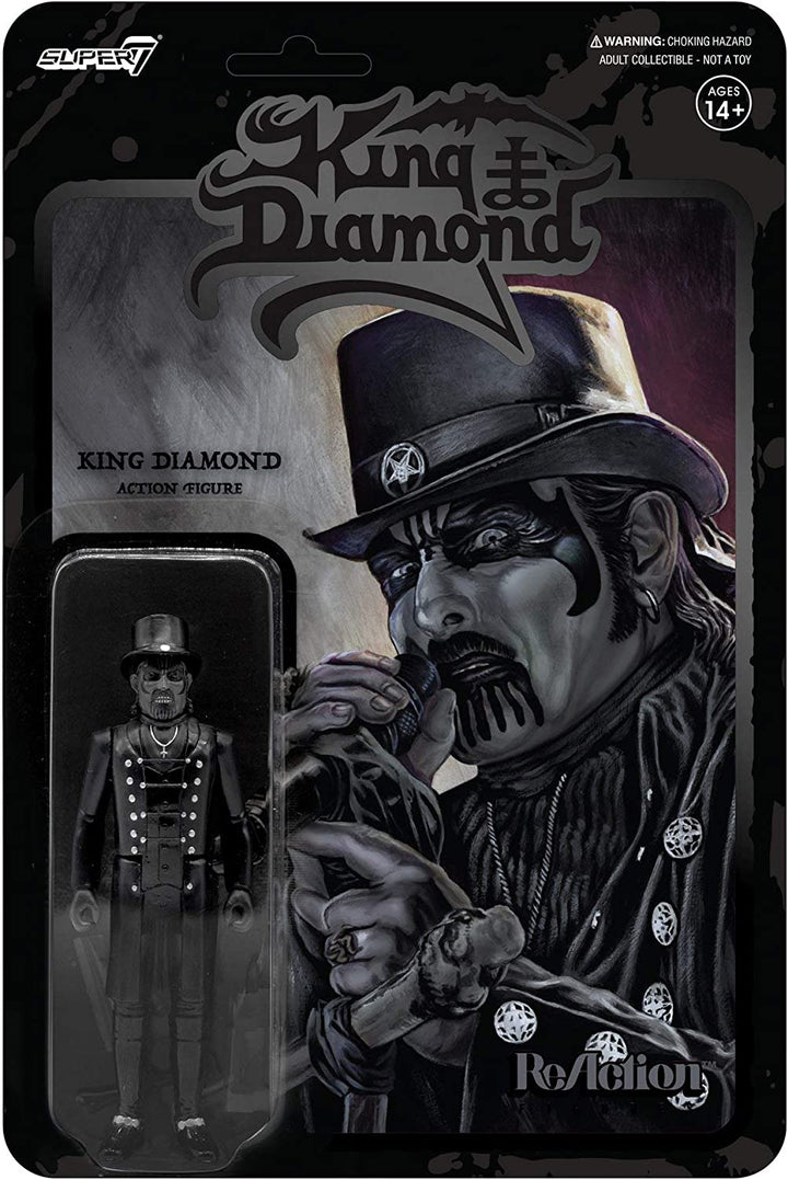 King Diamond ReAction - King Diamond Top Hat Black