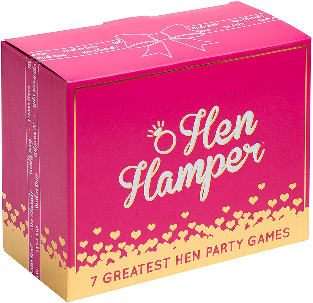 Hen Hamper - 7 Hilarious Hen Party Games (Bubbly Pong, Mr & Mrs, Hen Charades, I