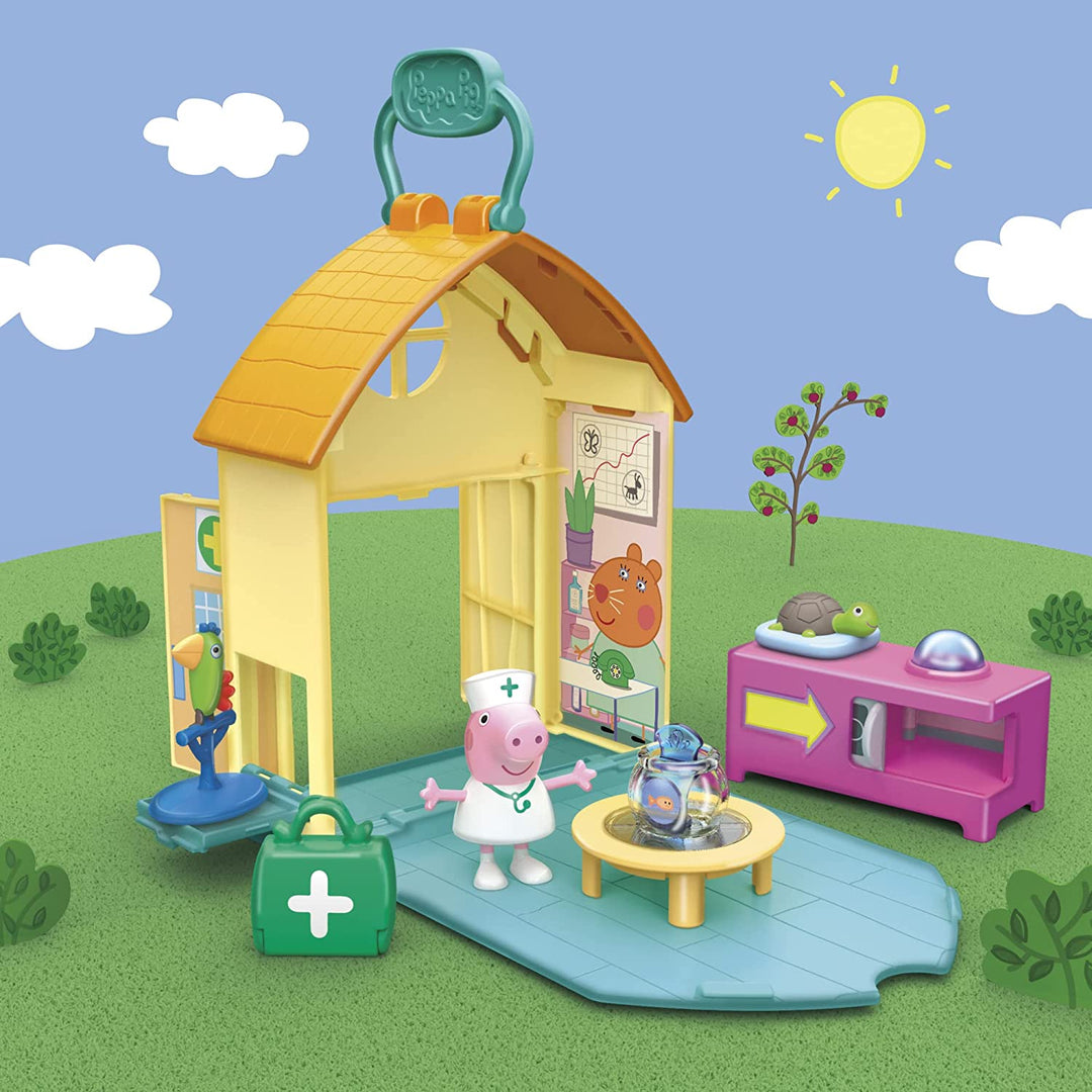Peppa Pig Peppa’s Adventures Peppa Visits the Vet Playset Preschool Toy, 1 Figur