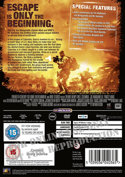 Behind Enemy Lines 3 Colombia [DVD]