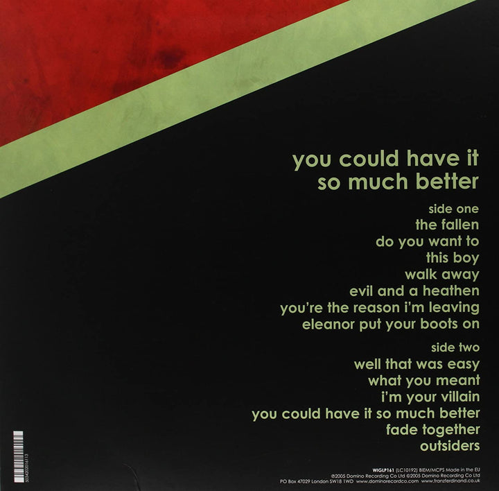 Franz Ferdinand - You Could Have It So Much Better [Vinyl]