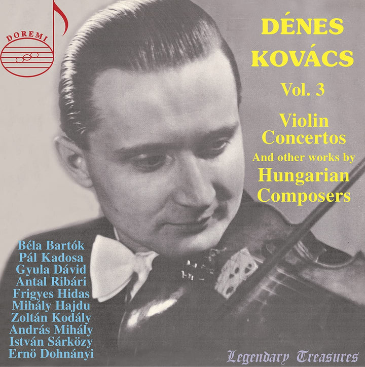 Dénes Kovács - Denes Kovacs, Vol.3 [Verschiedenes] [Doremi: DHR-8121/4] [Audio CD]