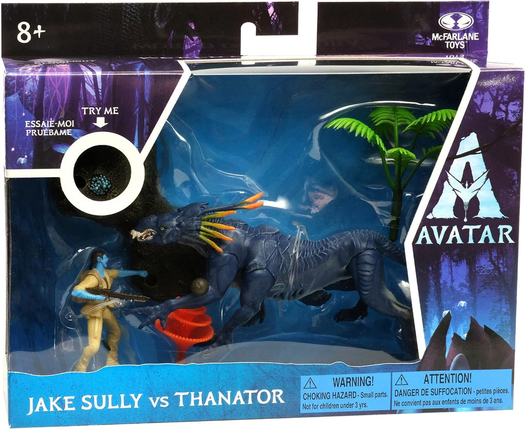 Avatar: World Of Pandora Action Figure Set: Jake Sully Vs. Thanator