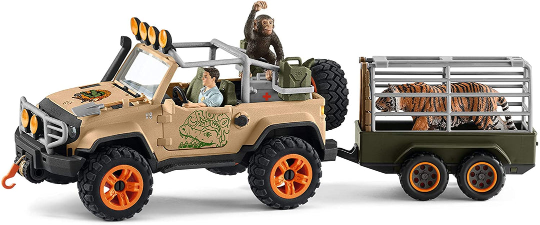 Schleich Wild Life 42410 4x4 Vehicle With Winch