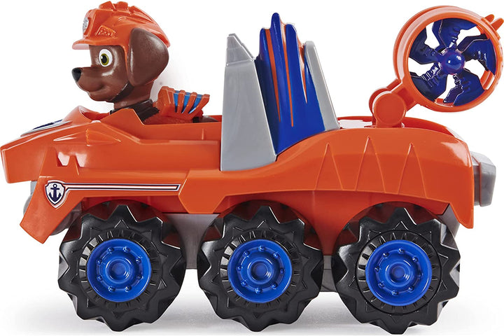 PAW Patrol, Dino Rescue Zuma’s Deluxe Rev Up Vehicle with Mystery Dinosaur Figur