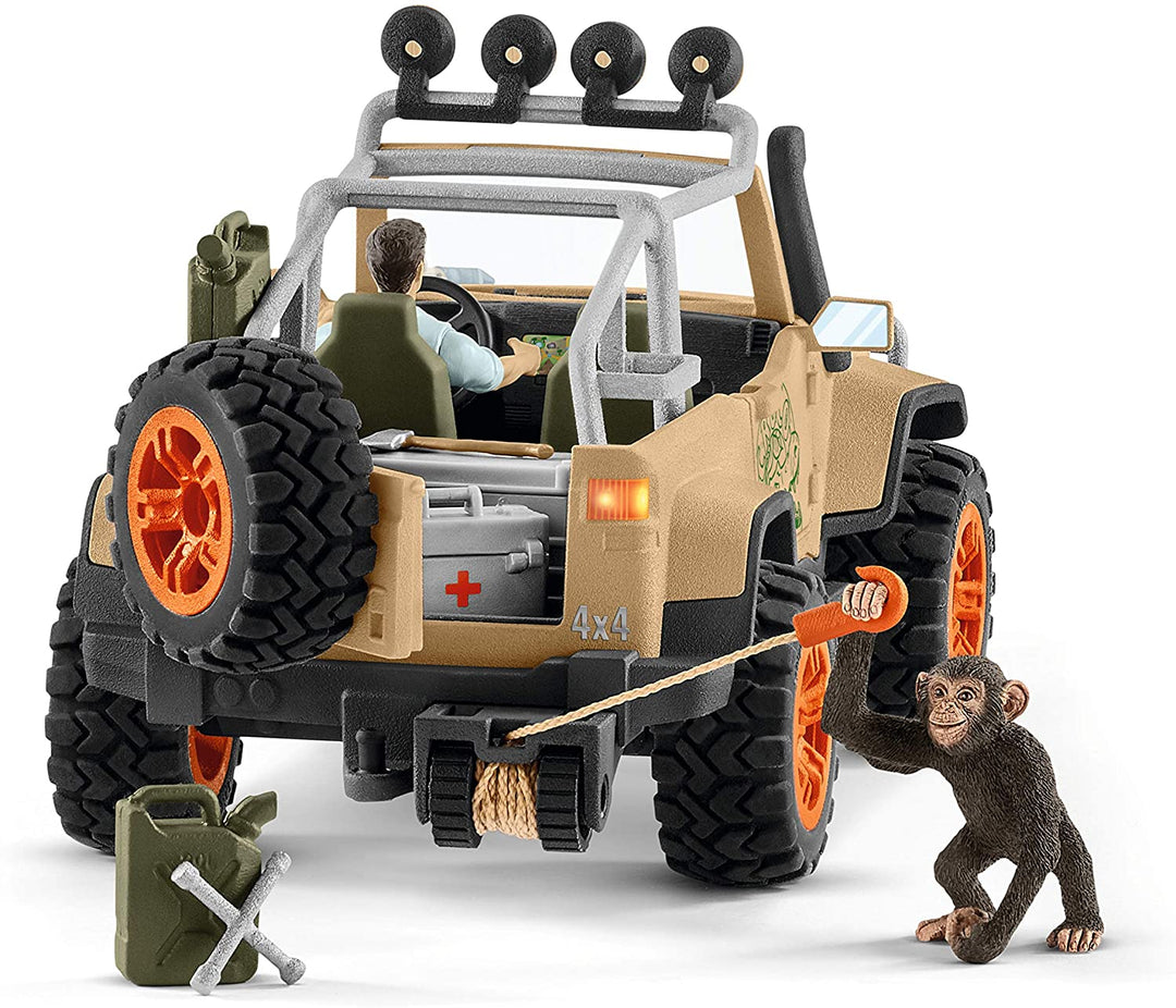 Schleich Wild Life 42410 4x4 Vehicle With Winch