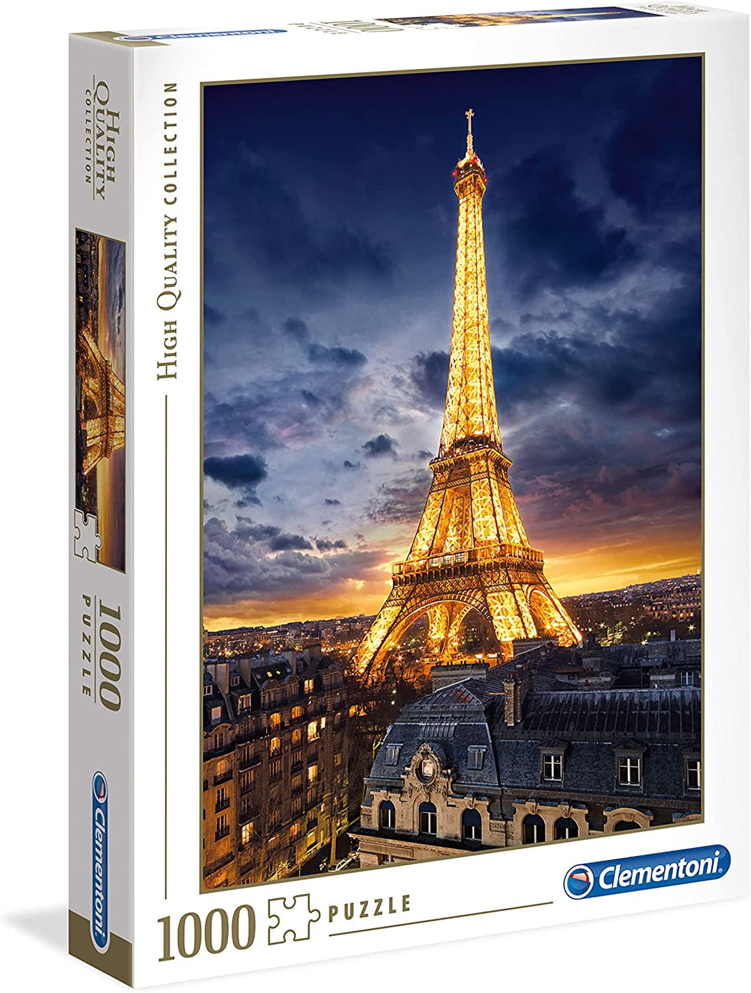 Clementoni 39514 Collection Puzzle Tour Eiffel 1000 Pieces Made in Italy Jigsaw Puzzles for Adult